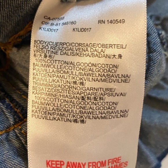 Mexx 6-9 Months Baby Girl cowgirl dress with tiered ruffles - Picture 8 of 8